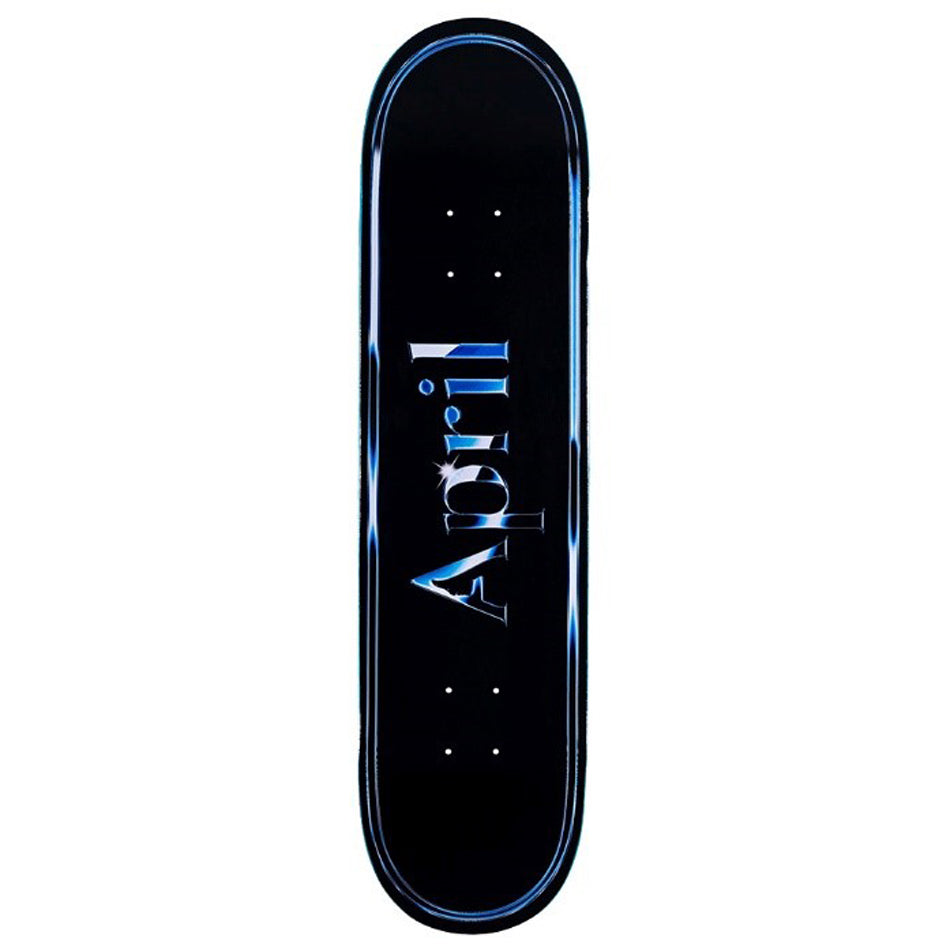 April Skateboard Deck Og Logo Chrome 8 25