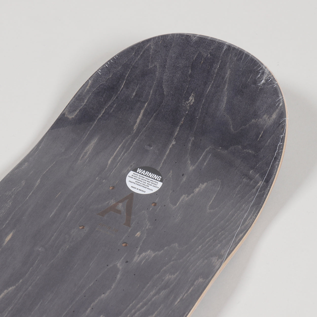 April Skateboard Deck OG Logo Invert Black 8.38"