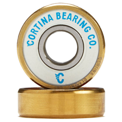 Cortina Skateboard Bearings Kevin Bradley Signature Pro Rated Gold Silver