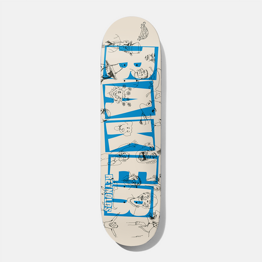 Baker Skateboard Deck Reynolds Brand Name Sketch 8.25" Art by Mike Gigliotti