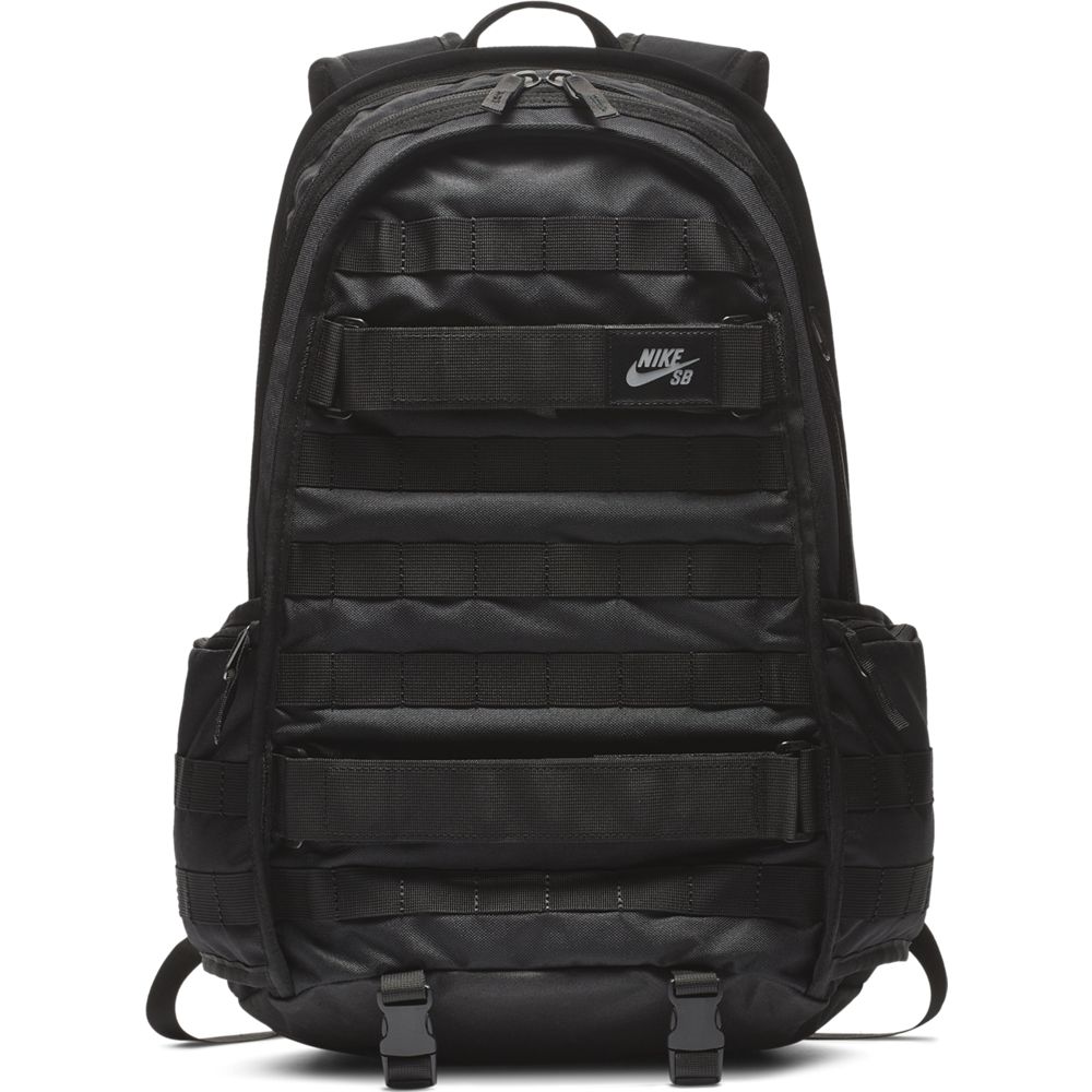 Nike SB Backpack RPM Skateboard Straps Black/Black Travel/School Bag
