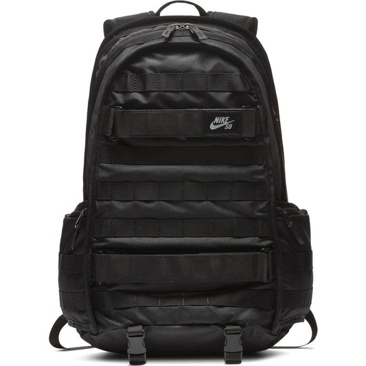Nike SB Backpack RPM Skateboard Straps Black/Black Travel/School Bag