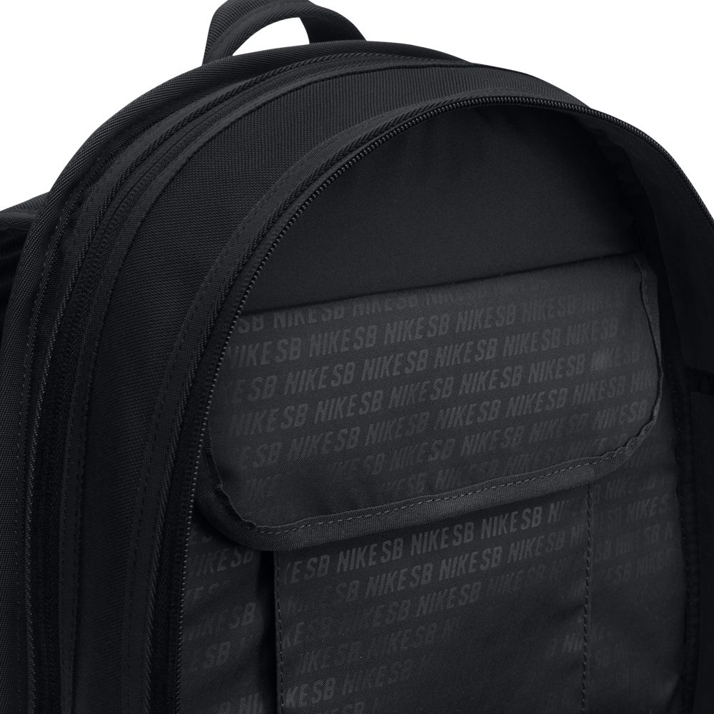 Nike SB Backpack RPM Skateboard Straps Black/Black Travel/School Bag