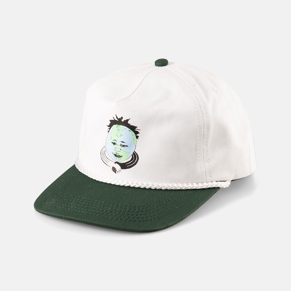 Baker Cap Kaders World White Snapback Skateboard Hat