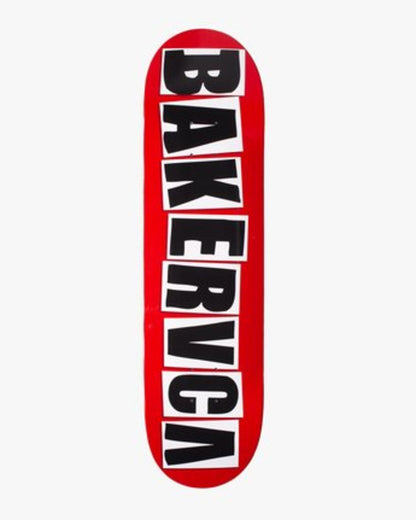 Baker Skateboard Deck x RVCA BAKERRVCA Red 8.25"