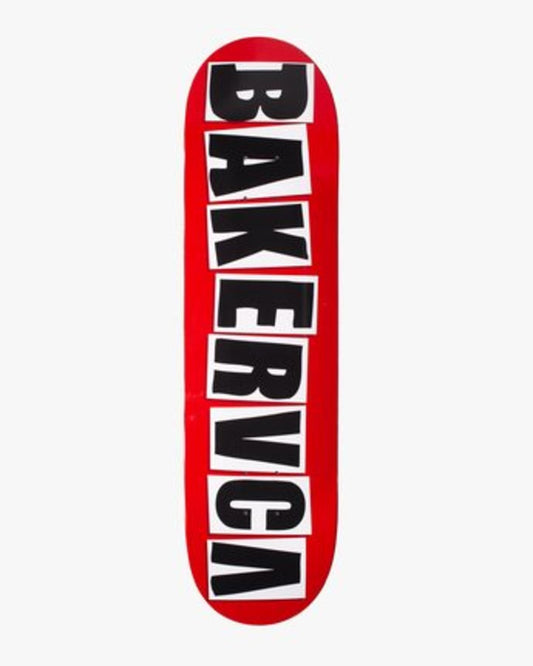 Baker Skateboard Deck x RVCA BAKERRVCA Red 8.25"