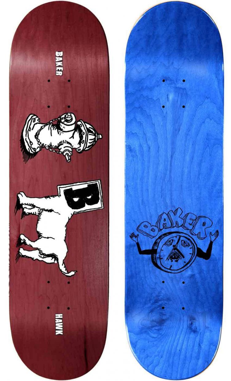 Baker Skateboard Deck Riley Hawk Toon Goons 8.38"