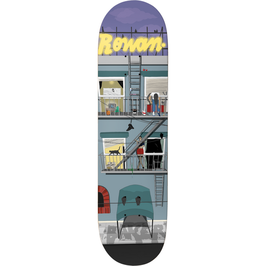 Baker Skateboard Deck Rowan Pigeon View 8.38"