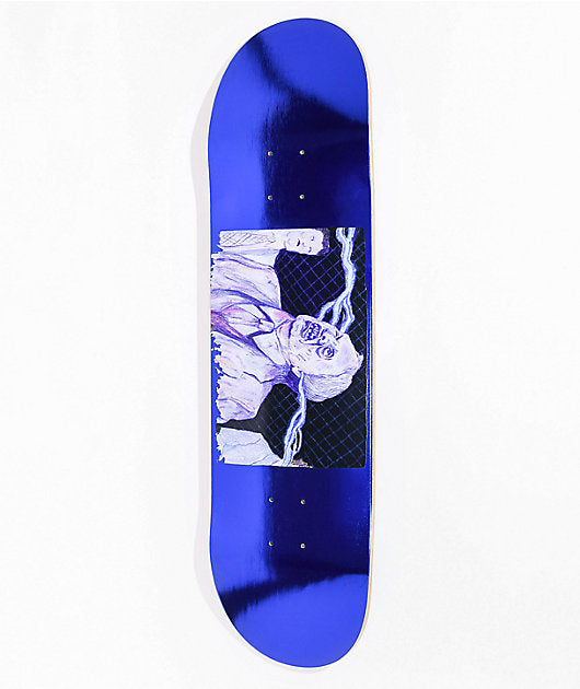 Baker Skateboard Deck T-Funk Fried 8.38" Blue Foil