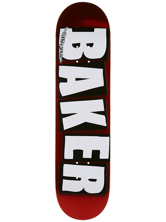 Baker Skateboard Deck Brand Logo Red FOIL 8.25"
