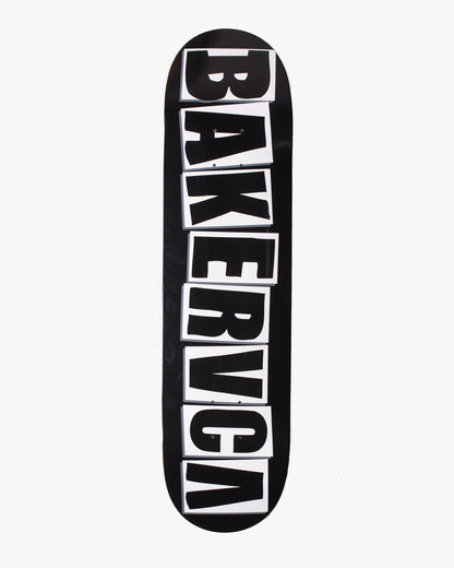 Baker Skateboard Deck x RVCA BAKERRVCA Black 8"