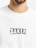 Baker Tee Brand Logo White Skateboard T Shirt
