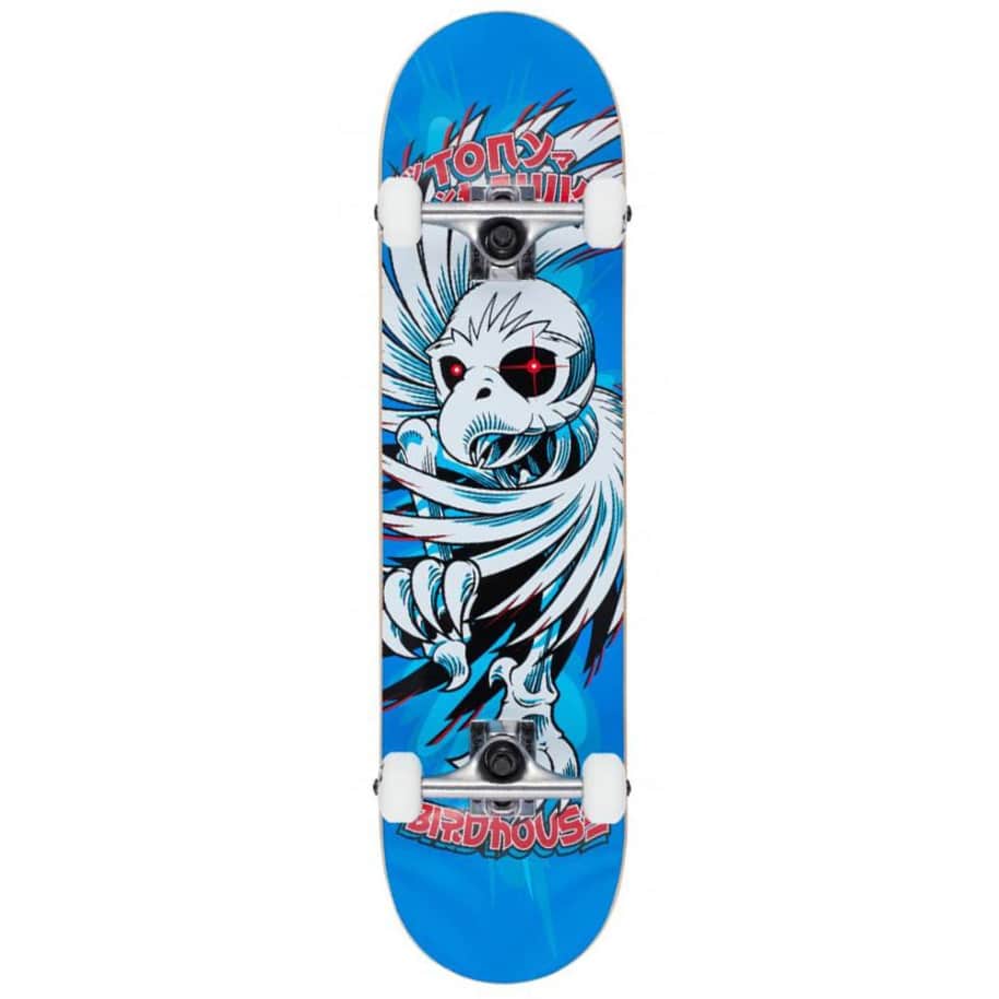 Birdhouse Skateboard Complete Tony Hawk Spiral Blue 7.75"