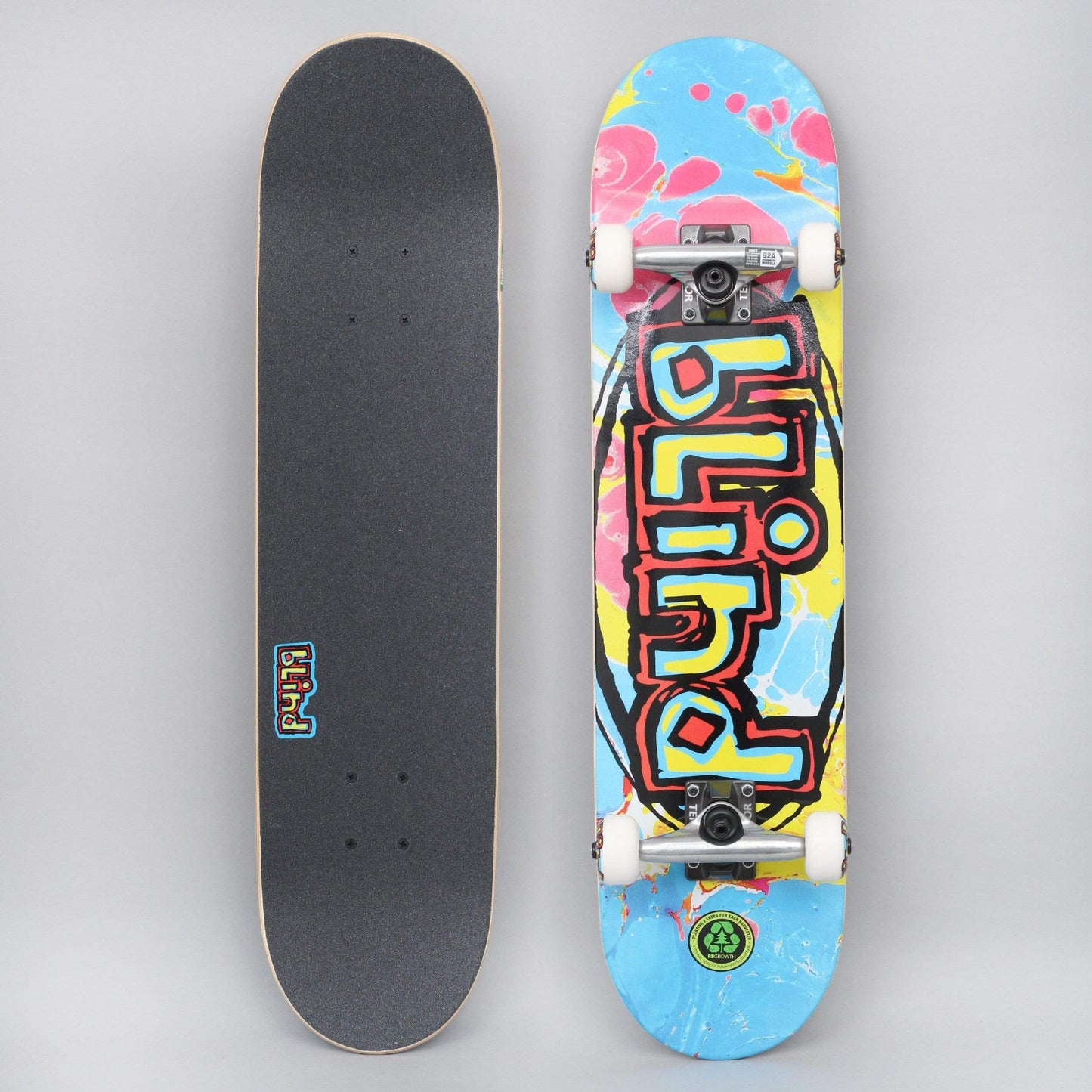 Blind Skateboard Complete OG Oval 7.625" Multi FP Premium