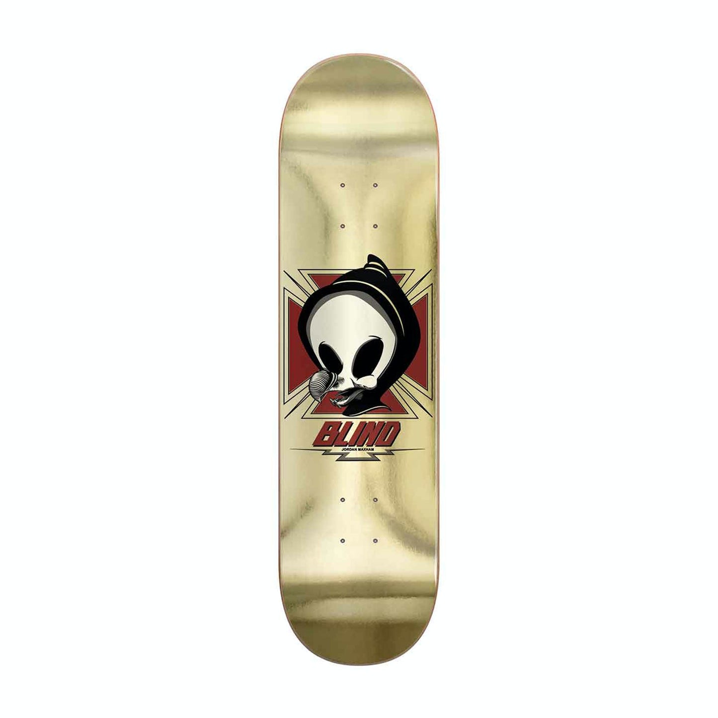 Blind Skateboard Deck Foil Reaper Hawk Super Sap R7 Jordan Maxham 8.5"