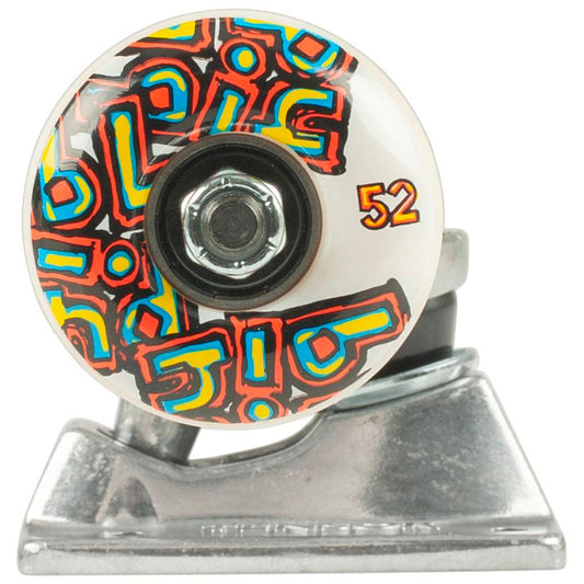 Tensor Trucks x Blind OG Stack Wheels Combo Raw 5.25 52mm 8" Axles
