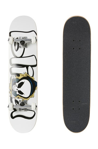 Blind Skateboard Complete Bust Out Reaper FP White 7.625"