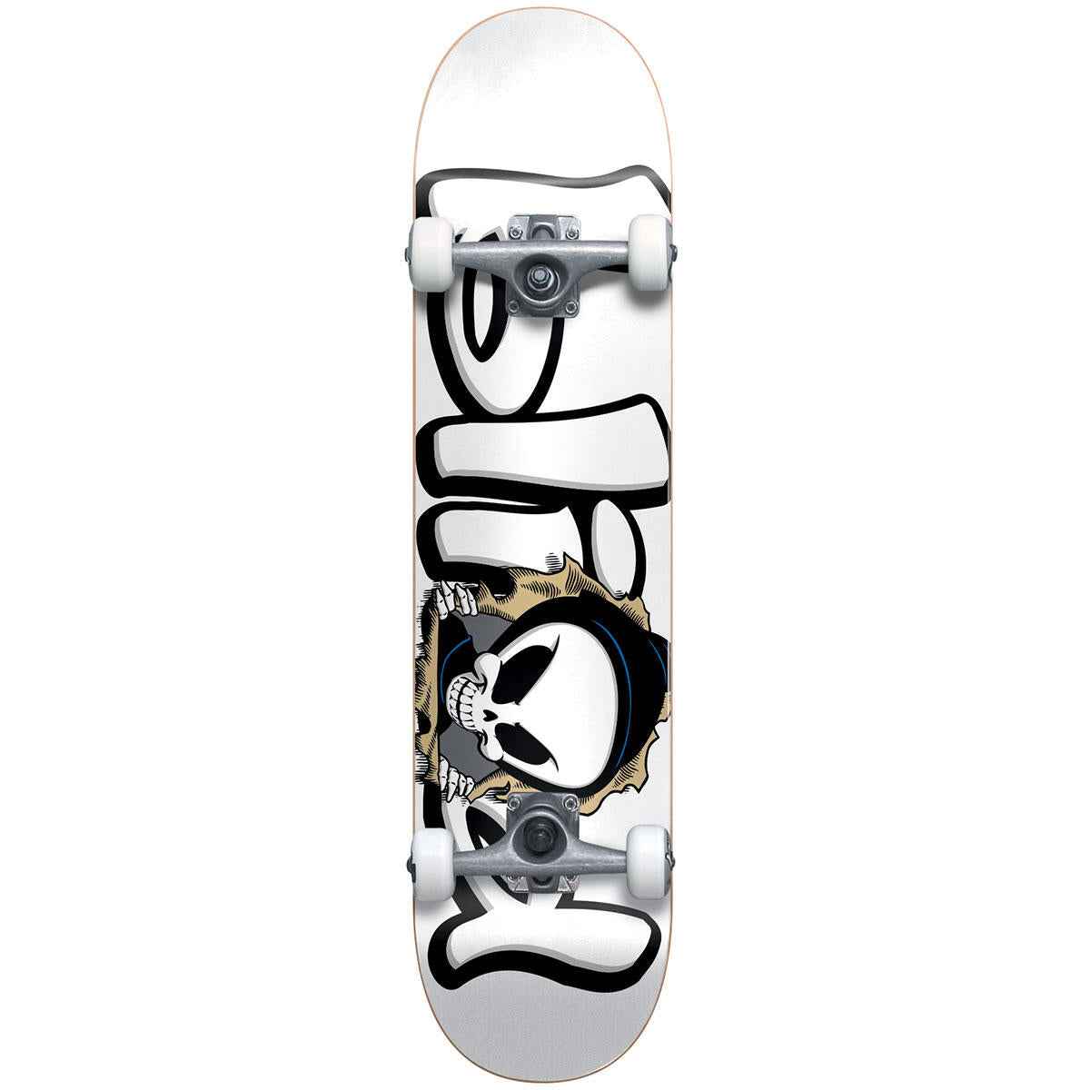 Blind Skateboard Complete Bust Out Reaper FP White 7.625"