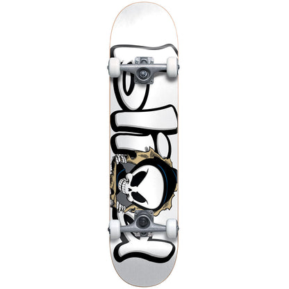 Blind Skateboard Complete Bust Out Reaper FP White 7.625"