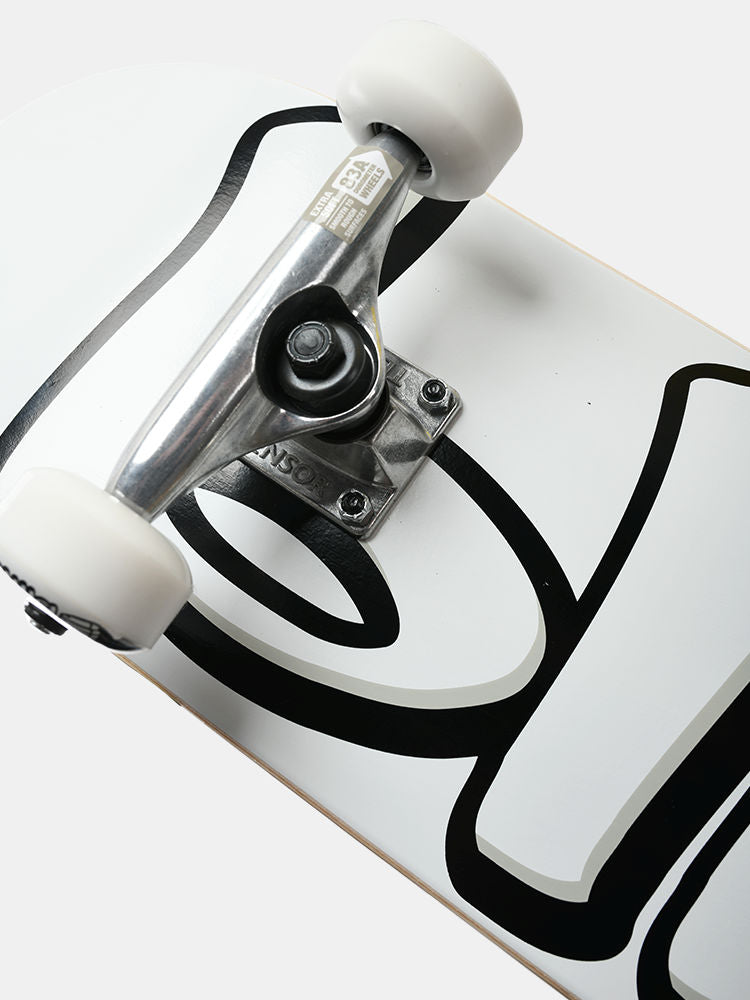 Blind Skateboard Complete Bust Out Reaper FP White 7.625"