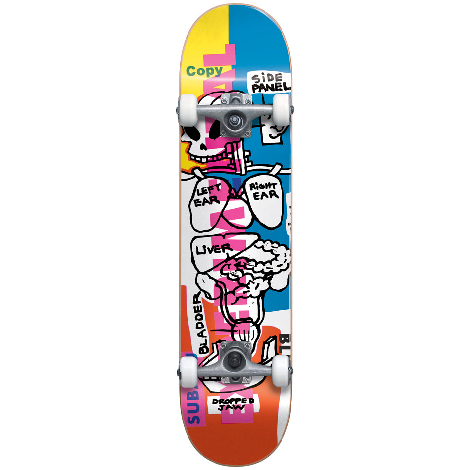 Blind Skateboard Complete Experimental Reaper Multi 8"