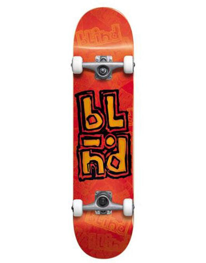 Blind Skateboard Complete OG Stacked Stamp Orange 8" FP Pre-Assembled