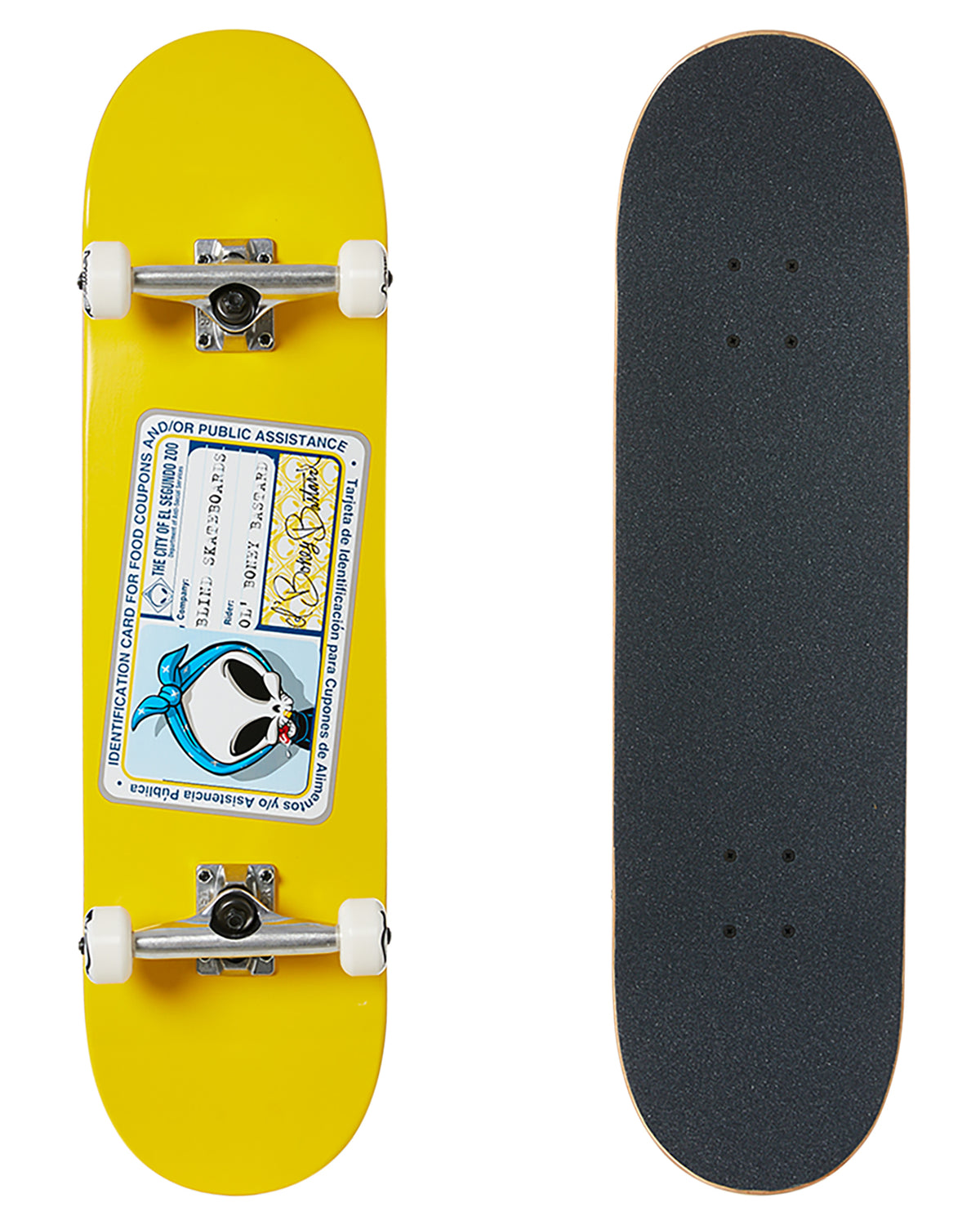 Blind Skateboard Complete Old Boney Bastard Fp Yellow 8 25
