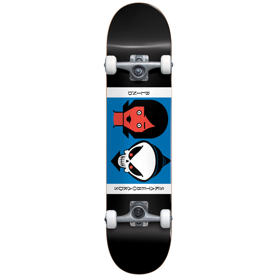 Blind Skateboard Complete Reaper Doll FP Black 8.125" Pre-Assembled