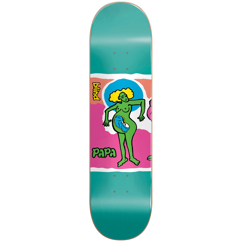 Blind Skateboard Deck Color Portrait Super Sap R7 Micky Papa 8"