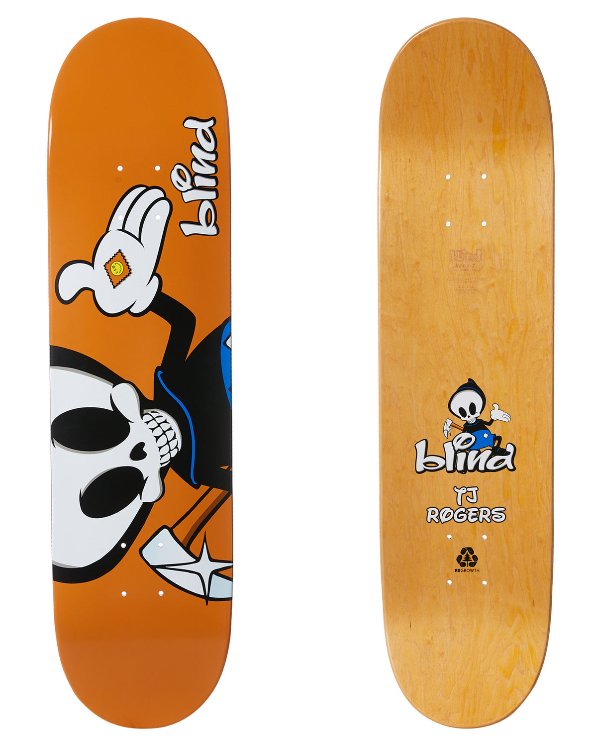 Blind Skateboard Deck Reaper Character R7 Tj Rogers 8