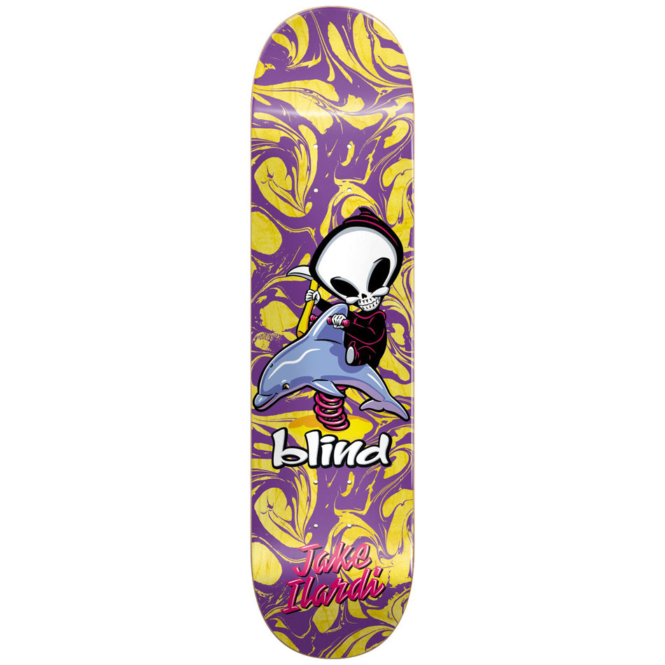 Blind Skateboard Deck Reaper Ride R7 Jake Ilardi Purple 8"