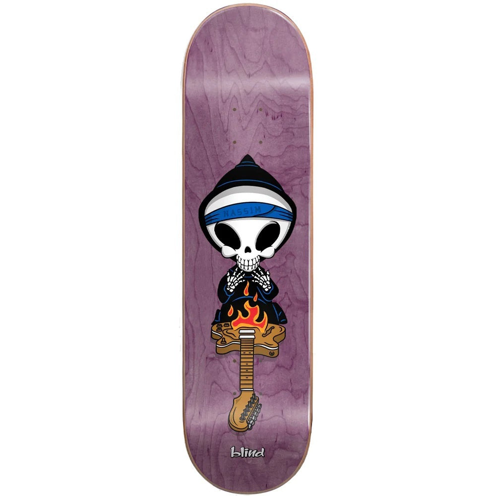 Blind Skateboard Deck Rocking Reaper Nassim Lachab 8 375 Super Sap