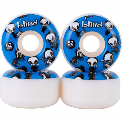 Blind Skateboard Wheels Reaper Wallpaper Blue 52mm