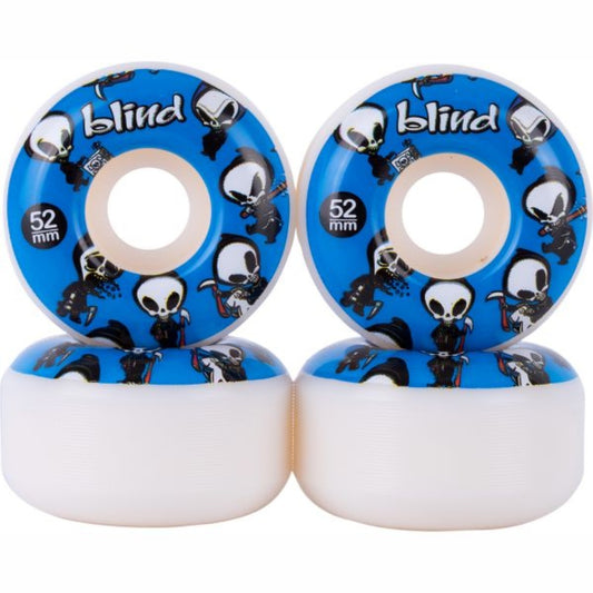 Blind Skateboard Wheels Reaper Wallpaper Blue 52mm