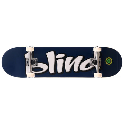 Blind Skateboard Complete Vintage Blind Logo Navy 8" RHM Pre-Assembled