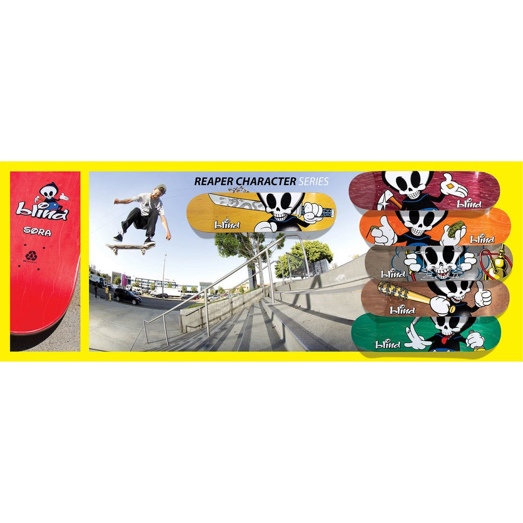 Full Set Blind Skateboards Reaper Character R7 Series Limited Edition Decks