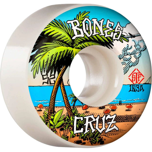 Bones Skateboard Wheels Cruz Buena Vida 52mm V2 LOCKS STF 103a
