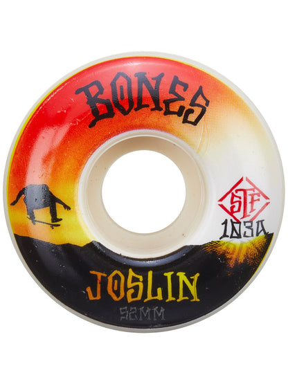 Bones Skateboard Wheels Joslin Sunset 52mm V1 Standard STF 103a