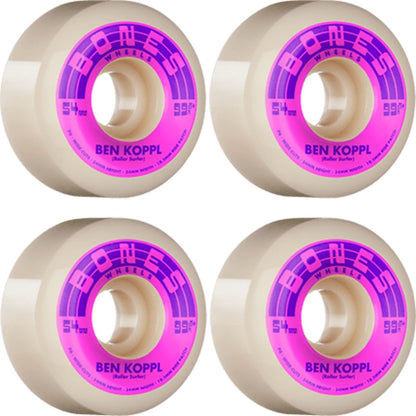 Bones Skateboard Wheels Koppl Rollersurfer 54mm V6 Wide-cut STF 99a