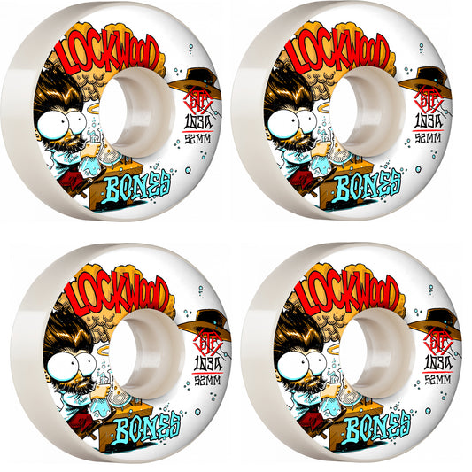 Bones Skateboard Wheels LOCKWOOD EXPERI-MENTAL 52MM V3 SLIMS 103A