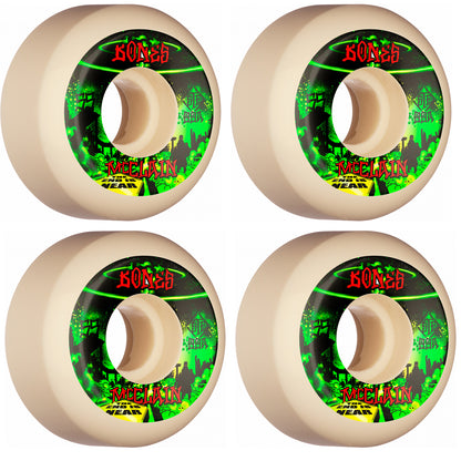 Bones Skateboard Wheels McClain Apolcalypse 53mm V5 Sidecut STF 99a