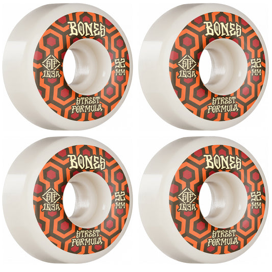 Bones Skateboard Wheels Retro 52mm V1 Standards 103a STF