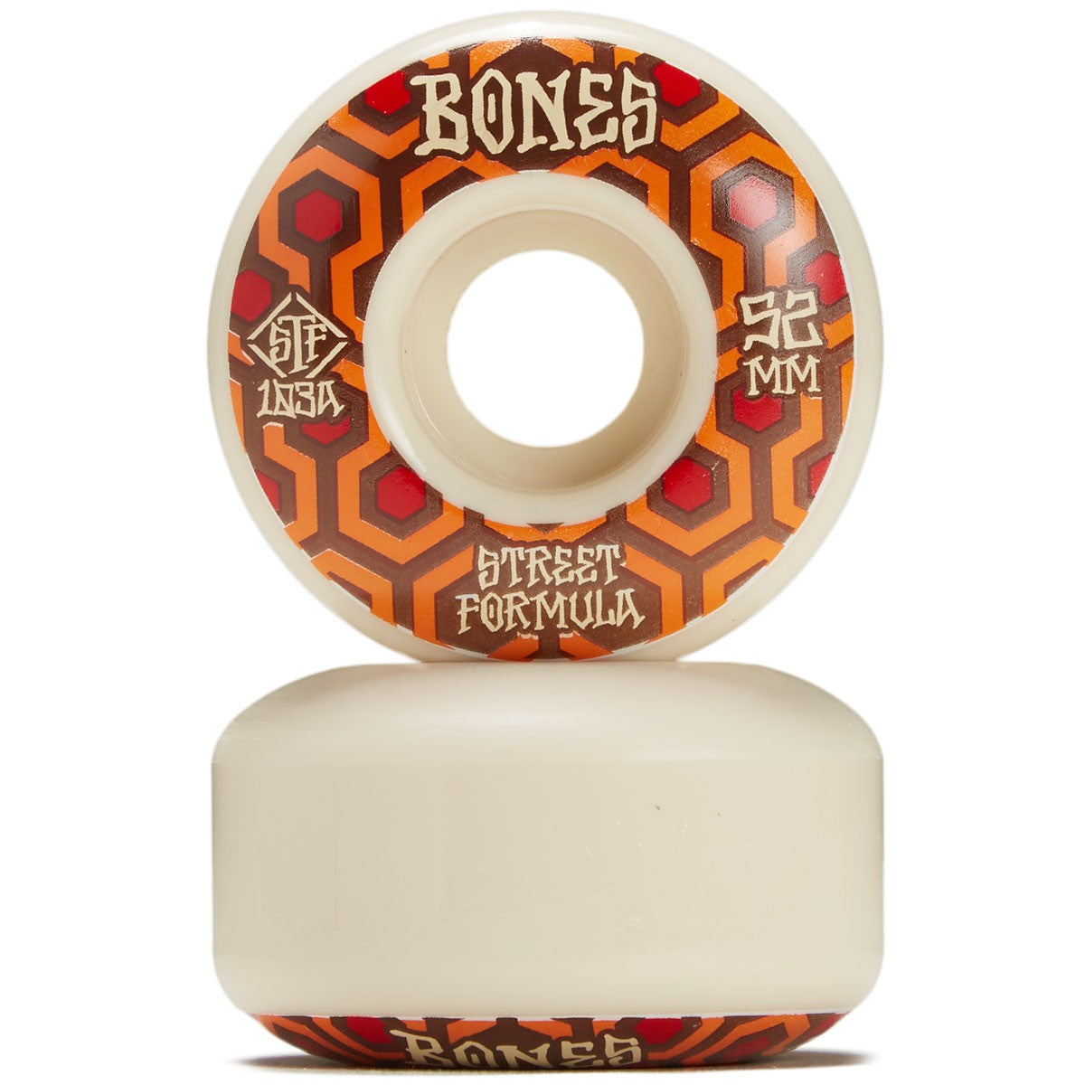 Bones Skateboard Wheels Retro 52mm V1 Standards 103a STF