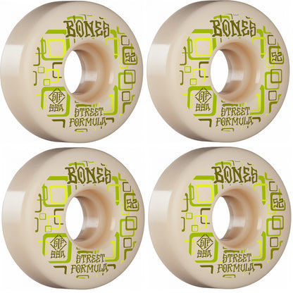 Bones Skateboard Wheels Retro 52mm V3 Slims 99a STF
