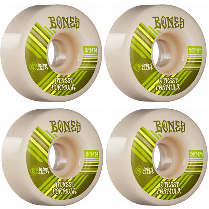 Bones Skateboard Wheels Retro 52mm V4 Wide 99a STF