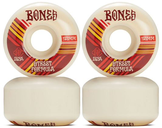 Bones Skateboard Wheels Retro 53mm V4 Wide 103a STF