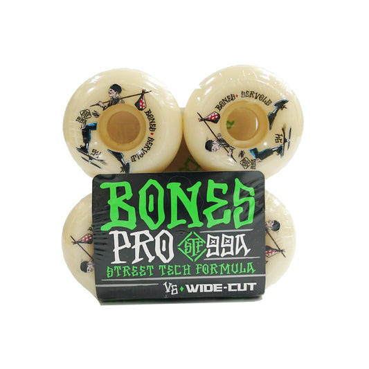 Bones Skateboard Wheels SERVOLD GONE SKATING 54MM V6 WIDE-CUT 99A