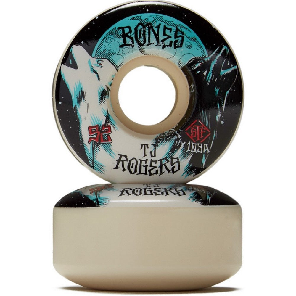 Bones Skateboard Wheels TJ ROGERS SPIRIT HOWL 52MM V3 SLIMS 103A