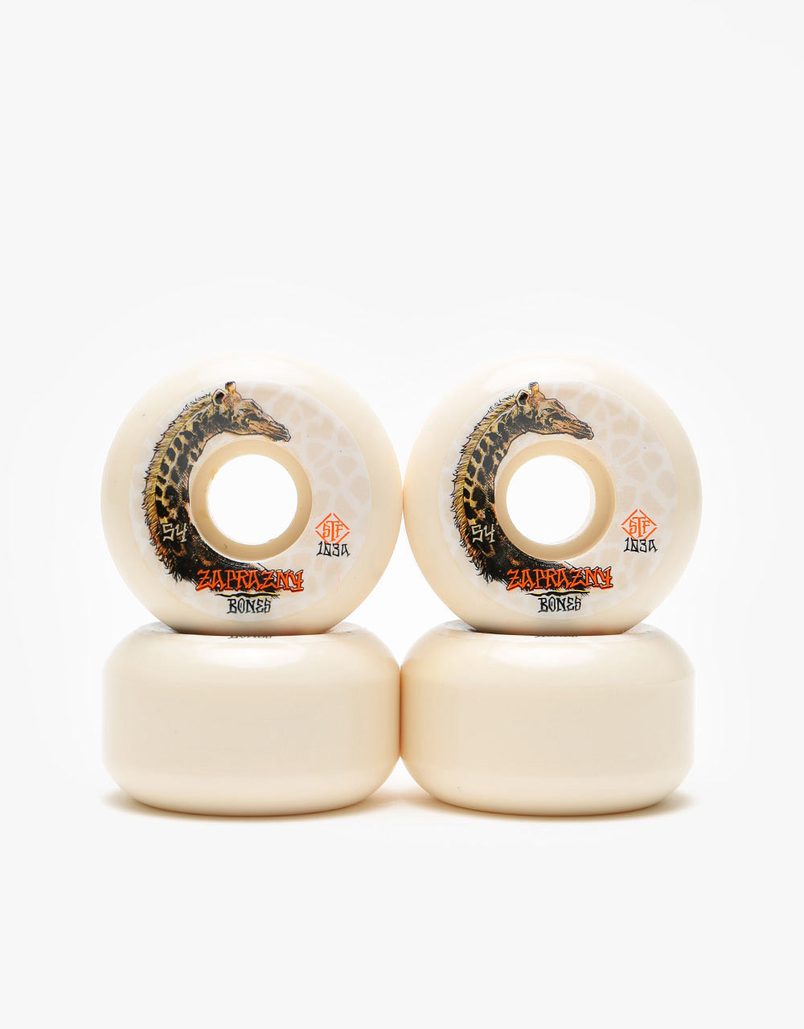 Bones Skateboard Wheels Zaprazny Giraffe II 52MM V5 Sidecut 103a