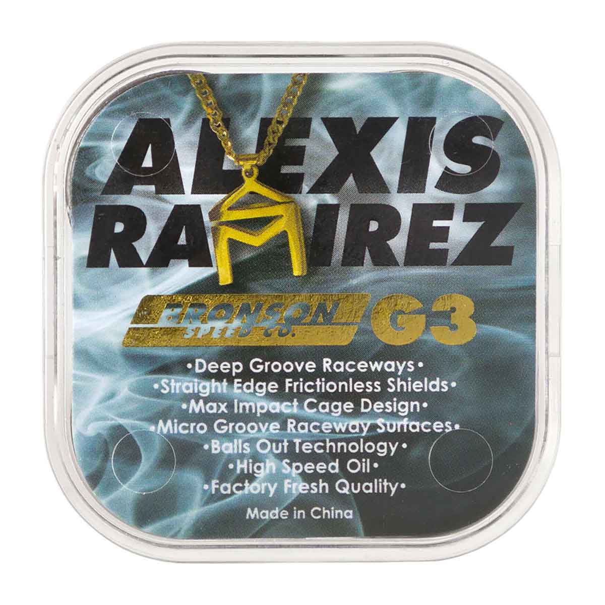 Bronson Bearings G3 ALEXIS RAMIREZ PRO Skateboard Bearings